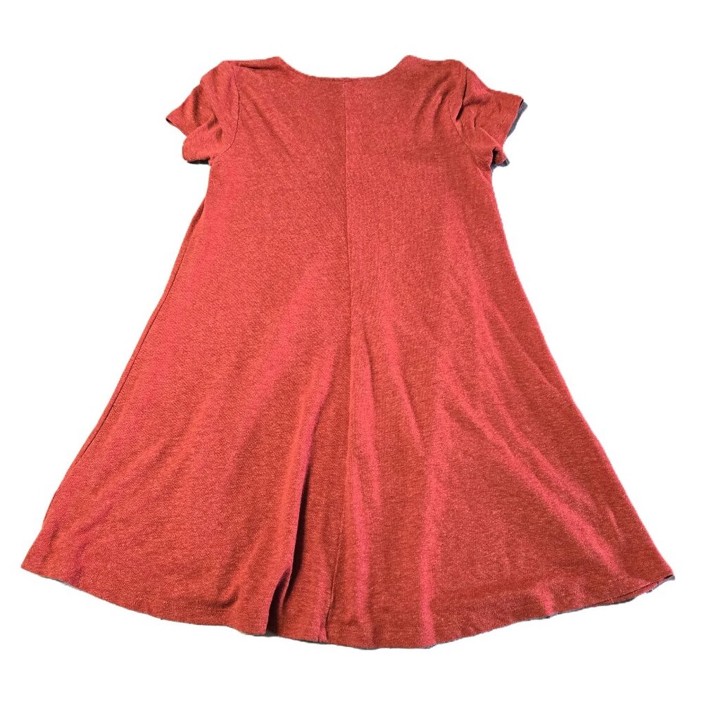 Old Navy Sz Medium Womens Linen Short Sleeve Shirt Dress